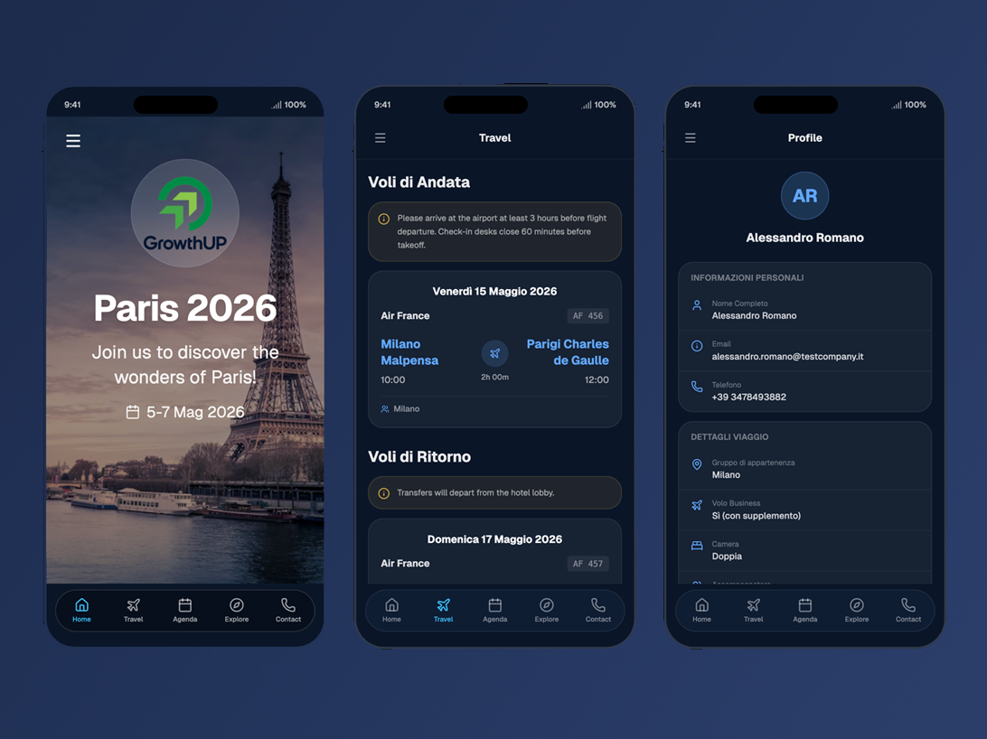 Screenshot Participant App